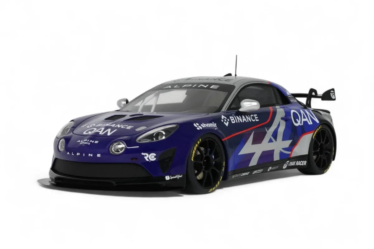 đ RendelĂ©sre Ă©rkezik â Alpine A110 GT4 Evo CoupĂ© #00 â Alpine E-Sports Series 2024 â KĂ©k/Fekete â 1:18 Otto-mobile