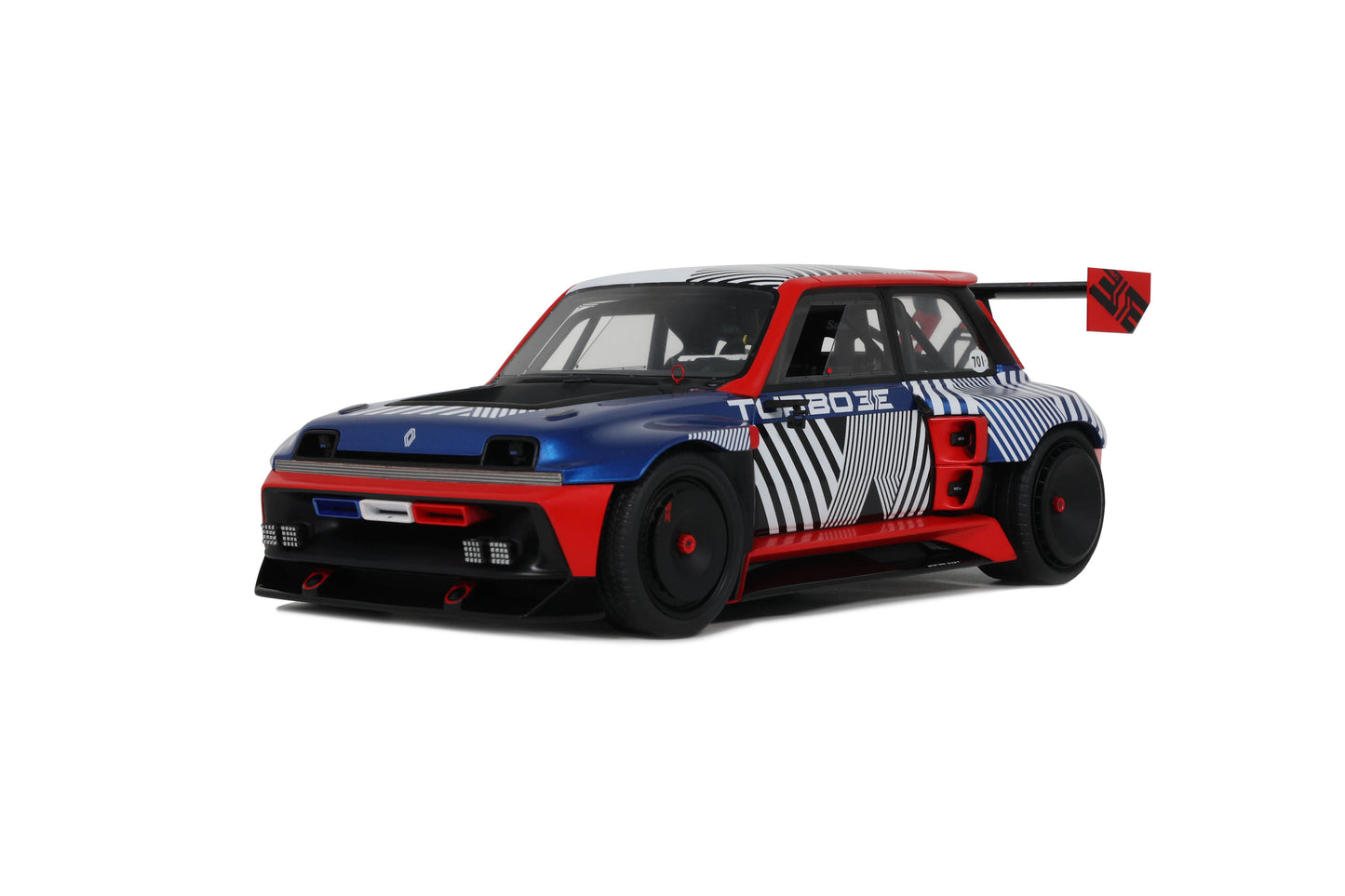 đ RendelĂ©sre Ă©rkezik â Renault R5 Turbo 3E E-Tech 2023 â KĂ©k/Piros â 1:18 Otto-mobile