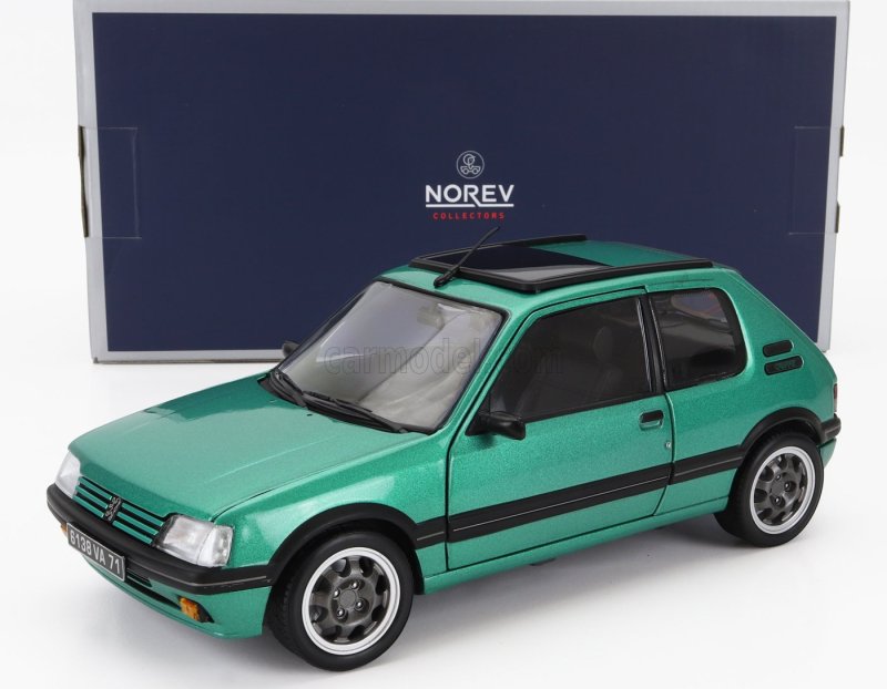 đ RendelĂ©sre â Peugeot 205 1.9 GTi Griffe 1991 â Zöld â 1:18 Norev