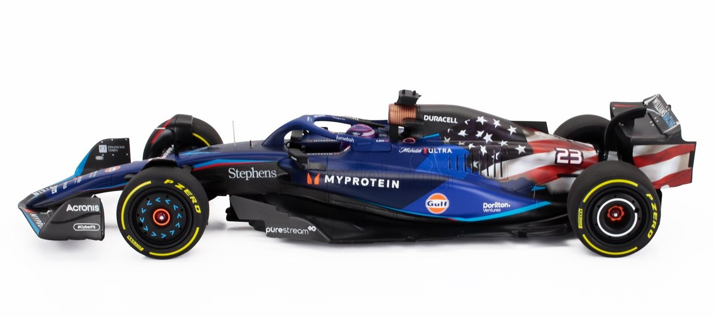đïž RendelhetĆ â 1:18 Minichamps Williams FW45 â Alexander Albon â USA GP 2023 (Austin)