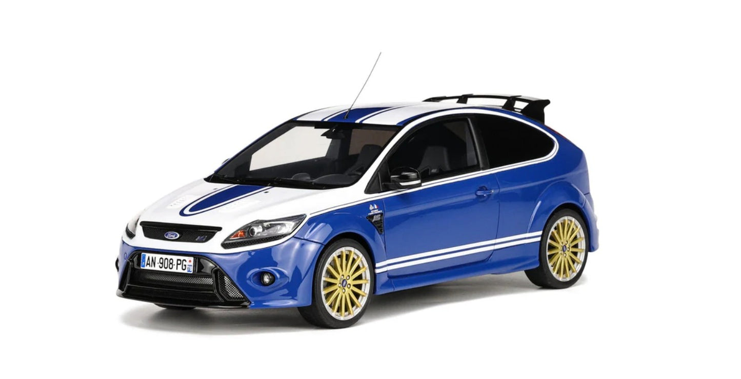 đ RendelĂ©sre Ă©rkezik â Ford Focus RS MKII 2010 â 24h Le Mans Tribute â KĂ©k/FehĂ©r â 1:18 Otto-mobile
