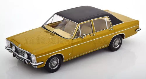 đ RendelĂ©sre Ă©rkezik â Opel Diplomat V8 1969 â Arany-Fekete â 1:18 Norev