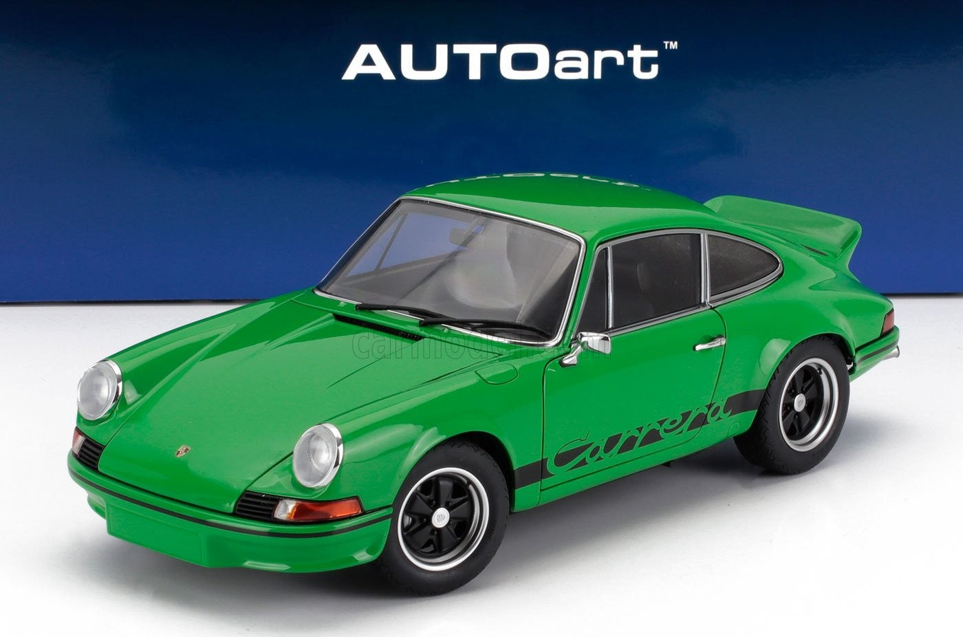 đ RendelĂ©sre â Porsche 911 Carrera RS 2.7 CoupĂ© 1973 â Zöld/Fekete â 1:18 AutoArt