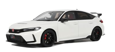 🚗 Rendelésre érkezik – Honda Civic Type R 2023 – Championship White – 1:18 Otto-mobile