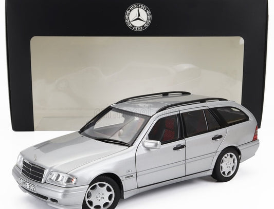 🚗 Rendelésre érkezik – Mercedes-Benz C-Osztály C200 (S202) T-Model 1997–2001 – Ezüst – 1:18 Norev