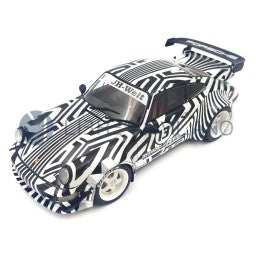 🚗 Előrendelhető – Porsche 911 (964) RWB No.13 "The Zebra" 1994 – Fehér/Fekete – 1:18 Solido