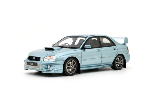 🚗 Rendelésre érkezik – Subaru Impreza WRX STi WR1 Peter Solberg Kiadás 2003 – jéghideg kék metál – 1:18 Otto-mobile