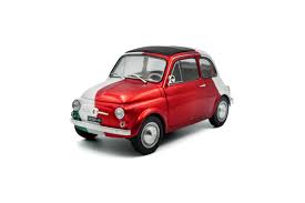 🇮🇹 Előrendelhető – 1:18 Solido FIAT 500 Italian Livery Tribute 1965 – Piros / Zöld / Fehér 🚗