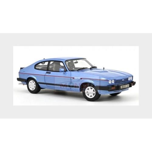 🚗 Rendelésre – Ford Capri MkIII 2.8 Injection RHD 1984 – Világoskék Metál – 1:18 Norev