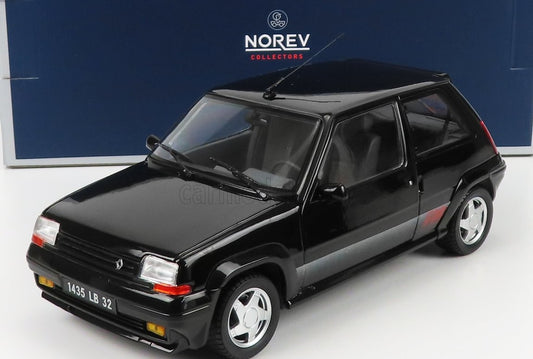 🚗 Rendelésre érkezik – Renault R5 Supercinque GT Turbo 1989 – Fekete – 1:18 Norev