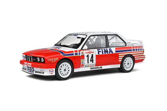 🚗 Előrendelhető – BMW 3-Series (E30) #14 Belgium Procar 1993 – Piros/Fehér – 1:18 Solido