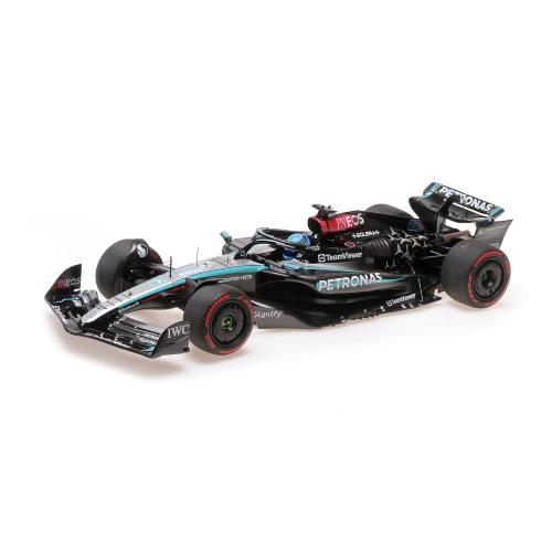 🏎️ Rendelésre – Mercedes F1 W15 EQ Performance N°63 – George Russell – Brit Nagydíj 2024 – 1:18 Minichamps