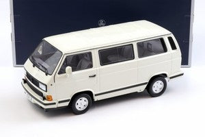 🚗 Rendelésre érkezik – Volkswagen T3 Multivan Minibus White Star 1992 – Fehér – 1:18 Norev