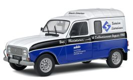 🚗 Előrendelhető – Renault R4 F4 Van „Delivery Service” 1988 – Solido 90. Évfordulós Kiadás – Fehér/Kék – 1:18 Solido