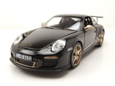 🚗 Rendelésre – Porsche 911 (997.2) GT3 RS Coupé 2009 – Fekete/Arany – 1:18 Norev