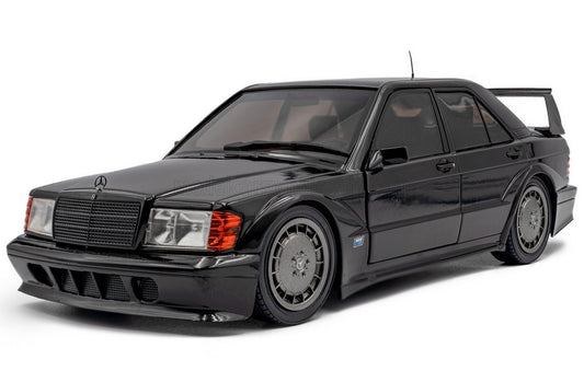 SOLIDO - 1/18 - MERCEDES BENZ - 190E (W201) EVOII 1990 - Fekete (ElŐRENDELHETŐ)
