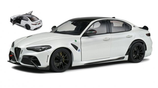 🚗 Előrendelhető – Alfa Romeo Giulia GTA 2021 – Fehér – 1:18 Solido
