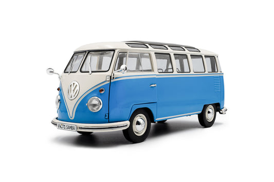 🚐 Előrendelhető – Volkswagen T1 Samba Minibus 1962 – Többszínben – 1:18 Solido