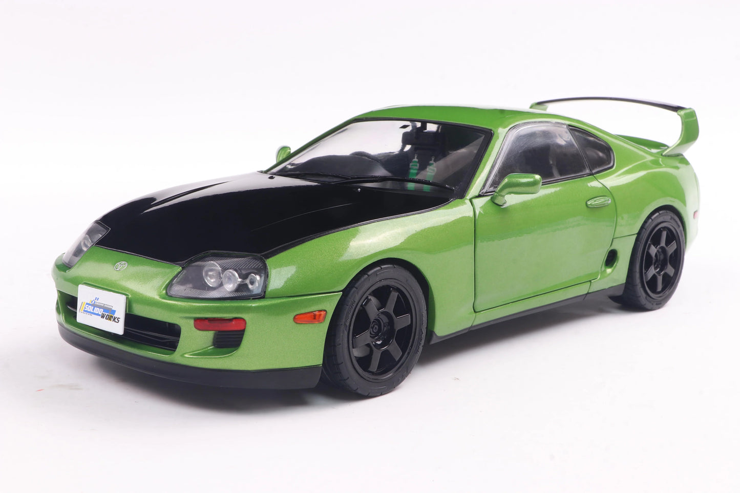SOLIDO - 1/18 - TOYOTA - SUPRA MKIV (A80) COUPE 1993 - Zöld, Fekete (ElŐRENDELHETŐ)