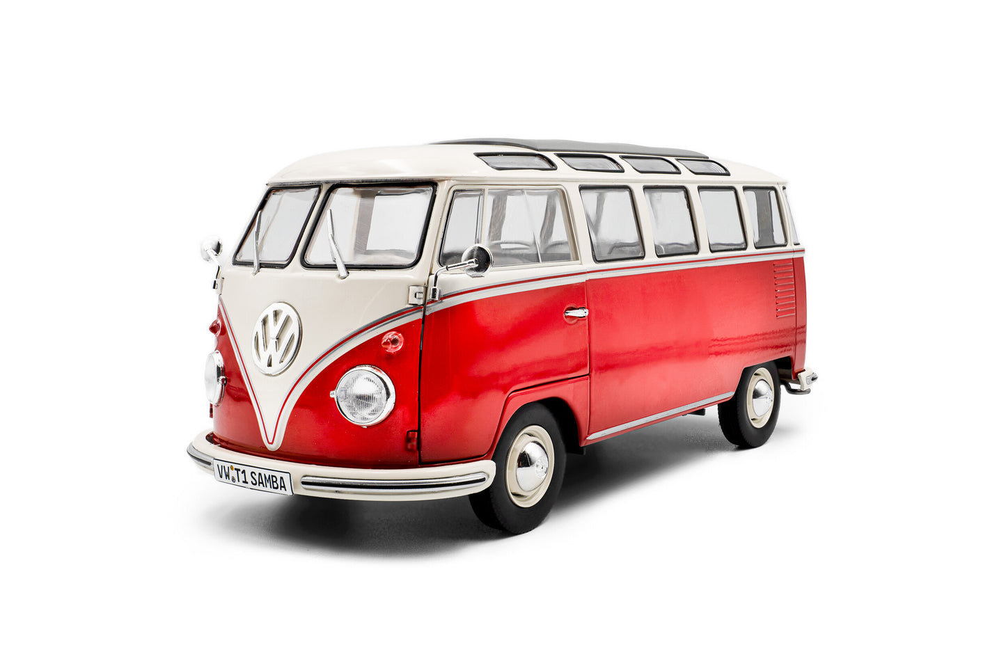 🚐 Előrendelhető – Volkswagen T1 Samba Minibus 1962 – Többszínben – 1:18 Solido