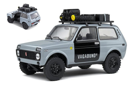 🚗 Előrendelhető – Lada Niva Vagabund 1980 – Szürke – 1:18 Solido