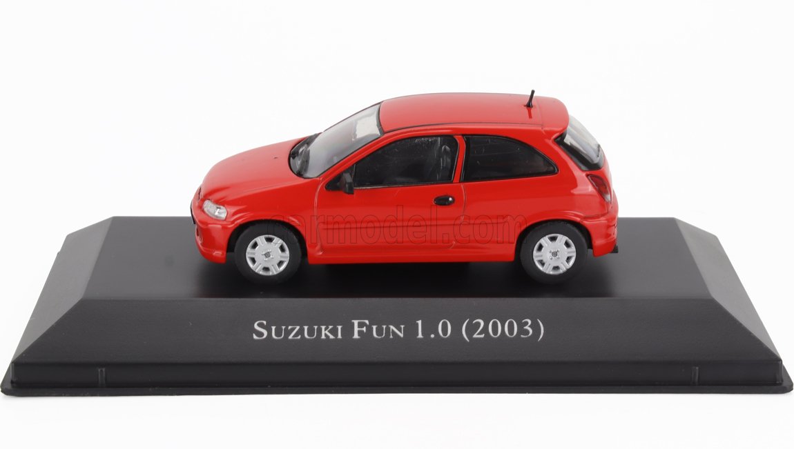 1/43 EDICOLA SUZUKI - FUN 1.0 2003 - Piros (ELŐRENDELHETŐ)
